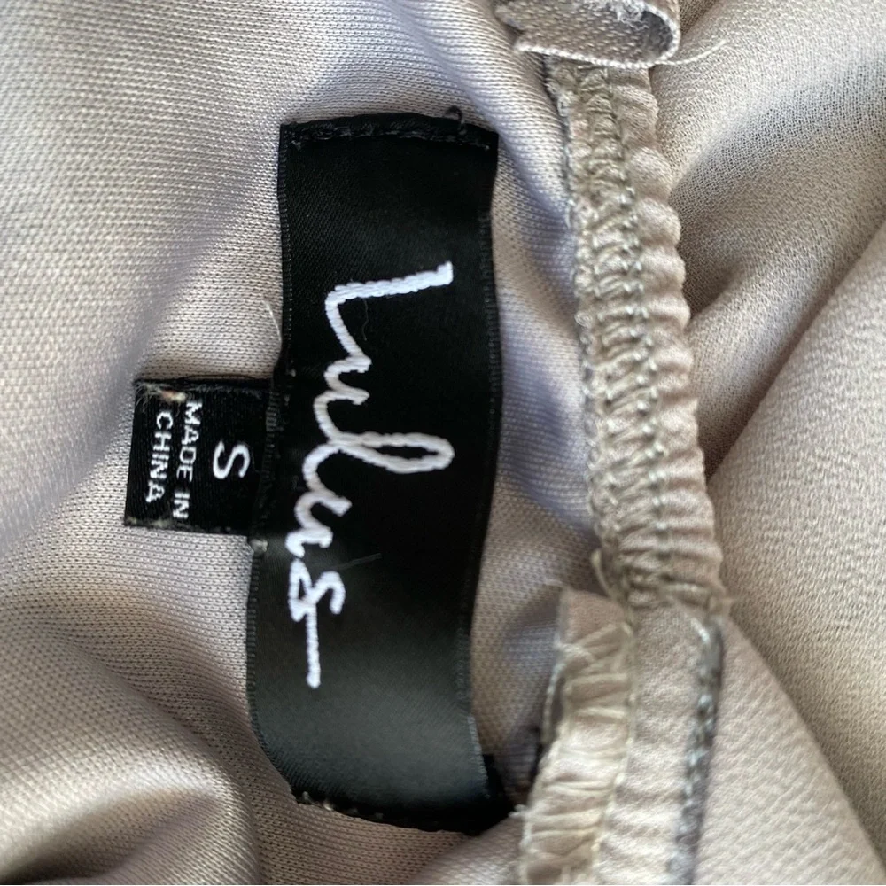 Lulu’s S Forevermore Grey Skater Dress - Picture 5 of 12